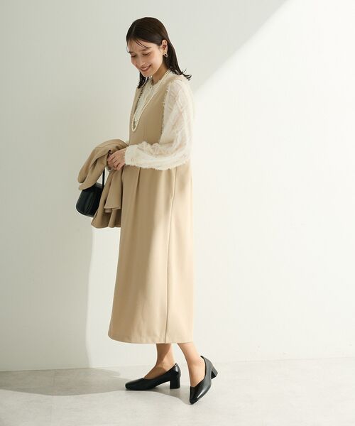 Green　Parks（グリーンパークス）の「O.フサフサ2wayボウタイブラウス（シャツ/ブラウス・レディース・ブラック/オフホワイト・FREE）」の16枚目の写真