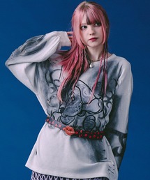 GALFY | 【GALFY/ガルフィー】汚れ部族ワッフルロンTee(Tシャツ/カットソー)