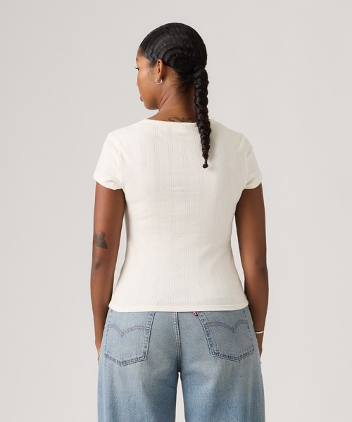 Levi's(リーバイス)の「Levi's/リーバイス DRY GOODS Tシャツ(Tシャツ/カットソー・レディース・ホワイト・M/S/XS)」の10枚目の写真