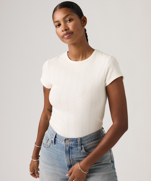 Levi's(リーバイス)の「Levi's/リーバイス DRY GOODS Tシャツ(Tシャツ/カットソー・レディース・ホワイト・M/S/XS)」の11枚目の写真