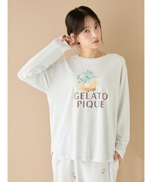 アイスワンポイントロンT（ルームウェア/パジャマ）｜gelato pique