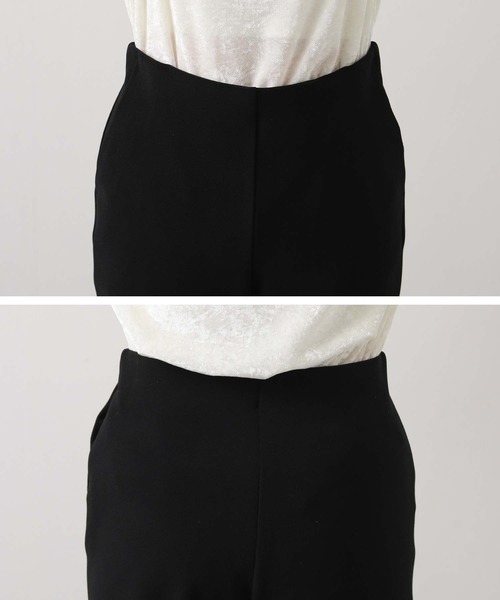 Gready Brilliant(グレディブリリアン)の「裏起毛セミフレアパンツ(その他パンツ・レディース・ブラック・36/38)」の4枚目の写真