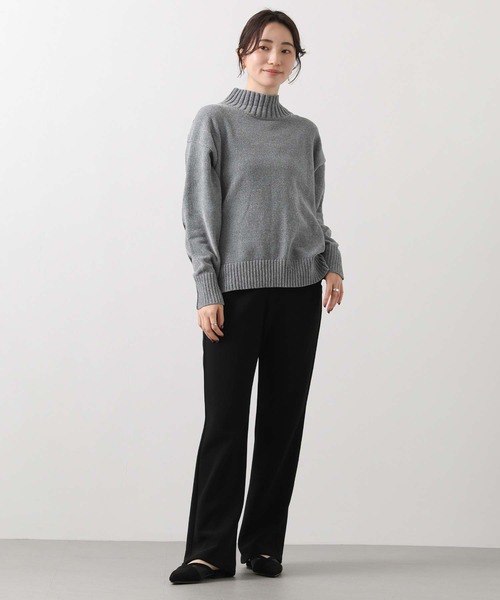 Gready Brilliant(グレディブリリアン)の「裏起毛セミフレアパンツ(その他パンツ・レディース・ブラック・36/38)」の9枚目の写真