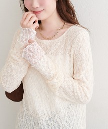 natural couture | リバーシブルレーストップス(Tシャツ/カットソー)