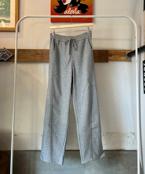 URBAN ISLAND SOCIETY(アーバンアイランドソサエティ)の「【URBAN ISLAND SOCIETY/アーバンアイランドソサエティ】UIS SWITCH EASY PANT スウェットイージーパンツ リラックスパンツ(スウェットパンツ・レディース・ヘザーグレー/オートミール・FREE)」の1枚目の写真
