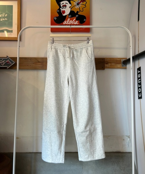 URBAN ISLAND SOCIETY(アーバンアイランドソサエティ)の「【URBAN ISLAND SOCIETY/アーバンアイランドソサエティ】UIS SWITCH EASY PANT スウェットイージーパンツ リラックスパンツ(スウェットパンツ・レディース・ヘザーグレー/オートミール・FREE)」の4枚目の写真