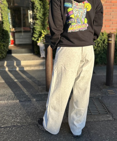 URBAN ISLAND SOCIETY(アーバンアイランドソサエティ)の「【URBAN ISLAND SOCIETY/アーバンアイランドソサエティ】UIS SWITCH EASY PANT スウェットイージーパンツ リラックスパンツ(スウェットパンツ・レディース・ヘザーグレー/オートミール・FREE)」の5枚目の写真