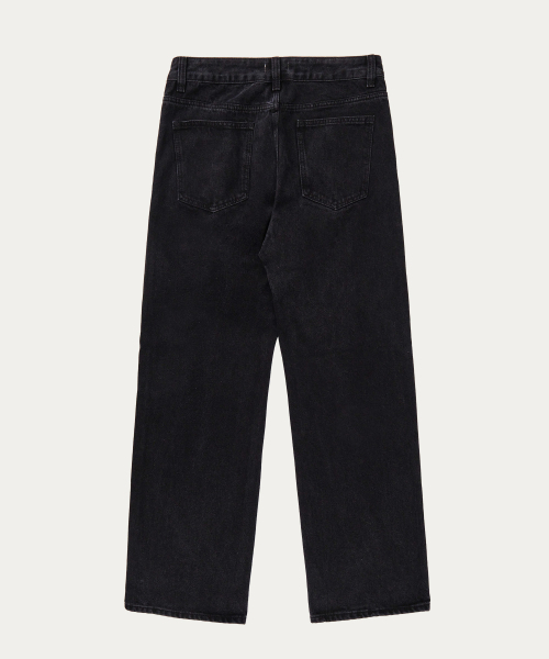 ACSHI(アクシ)の「デイリーセミワイドデニムパンツ(黒青)(デニムパンツ・メンズ・その他・M/L/XL/XXL)」の7枚目の写真