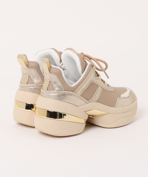 Noubel Voug Relax(ヌーベルヴォーグリラックス)の「上品スニーカー サッと履ける 異素材コンビ厚底 大人スニーカー【2026新作】(スニーカー・レディース・ブラック/ホワイト/シャンパン・25cm/24cm/23.5cm/23cm/24.5cm/22.5cm)」の19枚目の写真