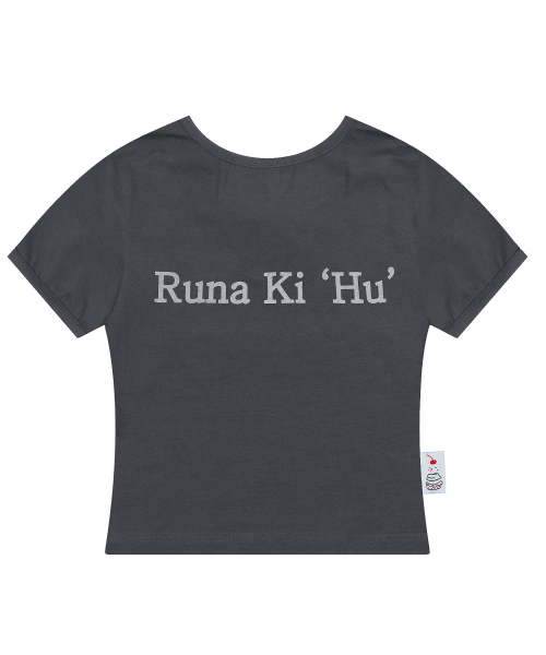 RuNaKi'Hu'(ルナキフ)の「WXT058 ルナキフ バックレス 半袖Tシャツ (チャコール)(Tシャツ/カットソー・レディース・その他・1/2)」の5枚目の写真