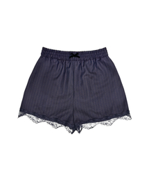 145OFFICE（145オフィス）の「lace boxer shorts-charcoal（その他パンツ）」
