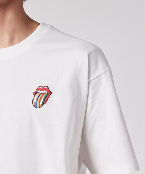 Paul Smith（ポールスミス）の「“Lip and Tounge” Tシャツ【853368 P7343】（Tシャツ/カットソー・メンズ・オレンジ/ブラック/ホワイト・LARGE/MEDIUM）」の7枚目の写真