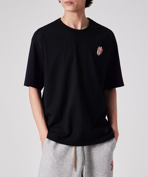 Paul Smith（ポールスミス）の「“Lip and Tounge” Tシャツ【853368 P7343】（Tシャツ/カットソー・メンズ・オレンジ/ブラック/ホワイト・LARGE/MEDIUM）」の13枚目の写真