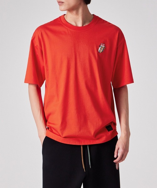 Paul Smith（ポールスミス）の「“Lip and Tounge” Tシャツ【853368 P7343】（Tシャツ/カットソー・メンズ・オレンジ/ブラック/ホワイト・LARGE/MEDIUM）」の21枚目の写真