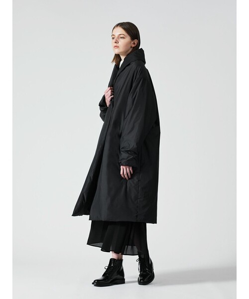 mizuiroind（ミズイロインド）の「mizuiro ind ドレープライトダウンコート（その他アウター・レディース・ブラック/チャコールグレー/ダークブラウン・FREE）」の8枚目の写真