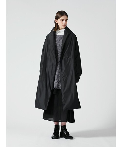mizuiroind（ミズイロインド）の「mizuiro ind ドレープライトダウンコート（その他アウター・レディース・ブラック/チャコールグレー/ダークブラウン・FREE）」の13枚目の写真
