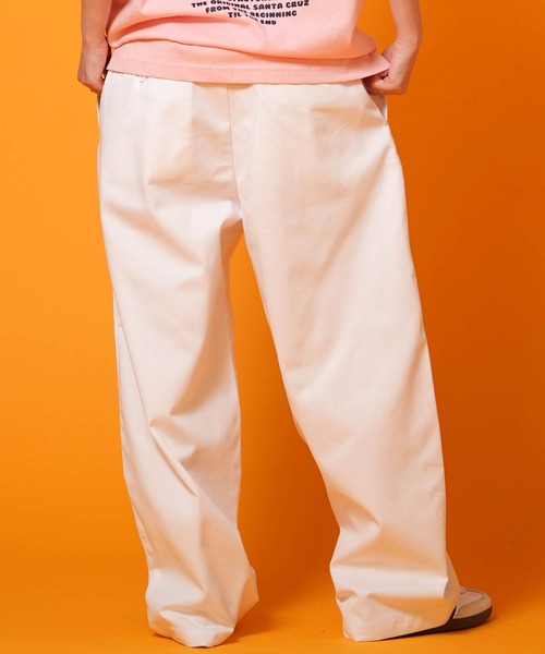 Dickies（ディッキーズ）の「【ムラサキスポーツ限定】Dickies/ディッキーズ ロングパンツ ツータック バギーパンツ ワイドシルエット DY0002（その他パンツ・レディース・ブラック/オリーブ/ホワイト/カーキブラウン・L/M）」の9枚目の写真