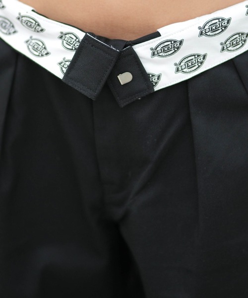 Dickies（ディッキーズ）の「【ムラサキスポーツ限定】Dickies/ディッキーズ ロングパンツ ツータック バギーパンツ ワイドシルエット DY0002（その他パンツ・レディース・ブラック/オリーブ/ホワイト/カーキブラウン・L/M）」の21枚目の写真
