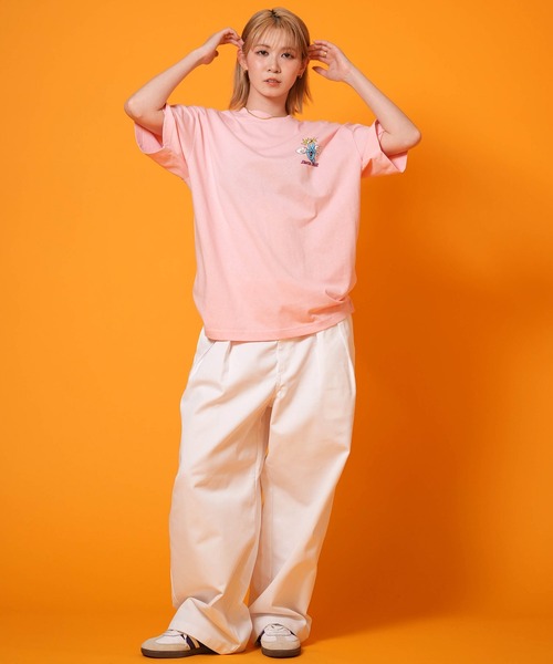 Dickies（ディッキーズ）の「【ムラサキスポーツ限定】Dickies/ディッキーズ ロングパンツ ツータック バギーパンツ ワイドシルエット DY0002（その他パンツ・レディース・ブラック/オリーブ/ホワイト/カーキブラウン・L/M）」の10枚目の写真