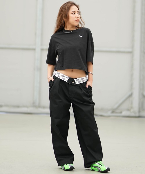 Dickies（ディッキーズ）の「【ムラサキスポーツ限定】Dickies/ディッキーズ ロングパンツ ツータック バギーパンツ ワイドシルエット DY0002（その他パンツ・レディース・ブラック/オリーブ/ホワイト/カーキブラウン・L/M）」の16枚目の写真