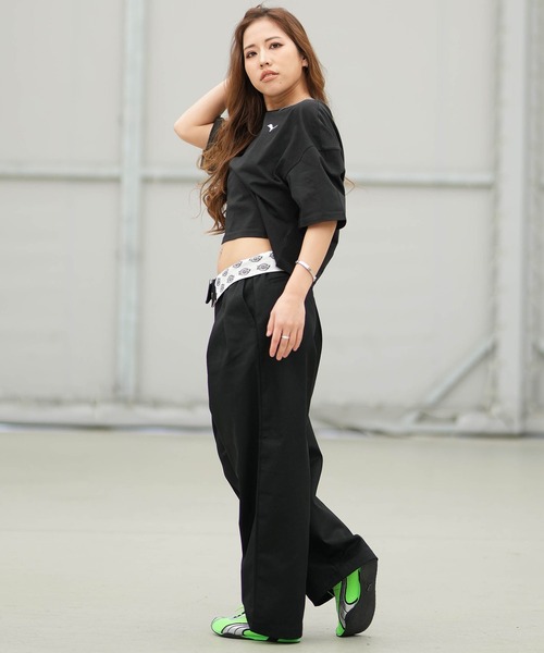 Dickies（ディッキーズ）の「【ムラサキスポーツ限定】Dickies/ディッキーズ ロングパンツ ツータック バギーパンツ ワイドシルエット DY0002（その他パンツ・レディース・ブラック/オリーブ/ホワイト/カーキブラウン・L/M）」の17枚目の写真