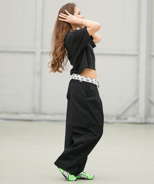 Dickies（ディッキーズ）の「【ムラサキスポーツ限定】Dickies/ディッキーズ ロングパンツ ツータック バギーパンツ ワイドシルエット DY0002（その他パンツ・レディース・ブラック/オリーブ/ホワイト/カーキブラウン・L/M）」の19枚目の写真