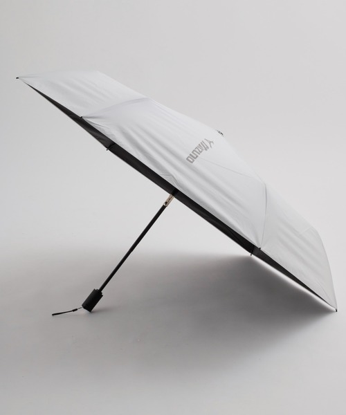 MIZUNO(ミズノ )の「【WEB限定】遮光100% 遮熱 晴雨兼用 折りたたみ日傘 自動開閉 軽量 ビッグロゴ(折りたたみ傘・レディース・ホワイト/ブラック/ブルー・FREE)」の6枚目の写真