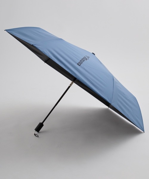 MIZUNO(ミズノ )の「【WEB限定】遮光100% 遮熱 晴雨兼用 折りたたみ日傘 自動開閉 軽量 ビッグロゴ(折りたたみ傘・レディース・ホワイト/ブラック/ブルー・FREE)」の12枚目の写真