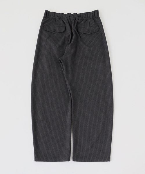 EDIFICE（エディフィス）の「ストライプ 3D フィット トラウザー（その他パンツ・メンズ・チャコールグレー/ブラック・MEDIUM）」の9枚目の写真