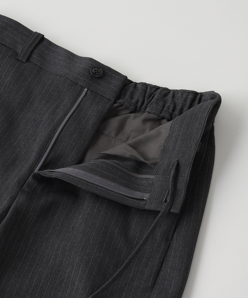 EDIFICE（エディフィス）の「ストライプ 3D フィット トラウザー（その他パンツ・メンズ・チャコールグレー/ブラック・MEDIUM）」の5枚目の写真