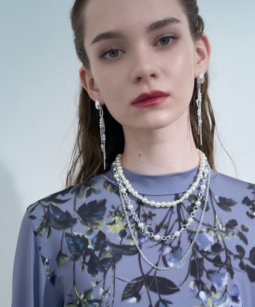 HARE（ハレ）の「パールミックスタレンネックレス(HARE)（ネックレス・レディース・シルバー・FREE）」の8枚目の写真