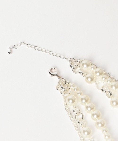 HARE（ハレ）の「パールミックスタレンネックレス(HARE)（ネックレス・レディース・シルバー・FREE）」の6枚目の写真