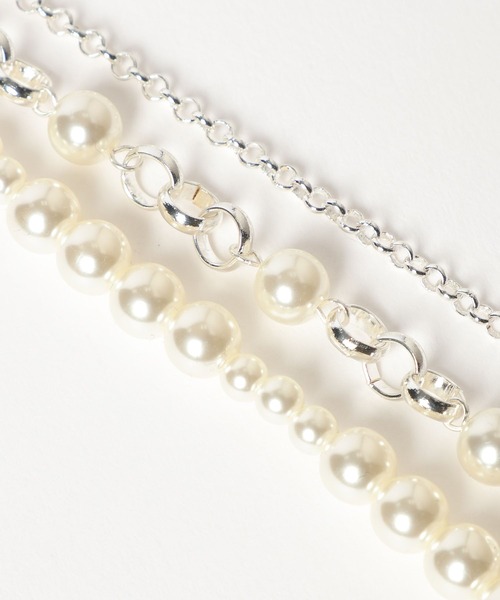 HARE（ハレ）の「パールミックスタレンネックレス(HARE)（ネックレス・レディース・シルバー・FREE）」の7枚目の写真