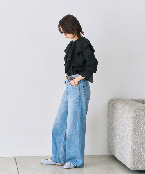 LE TALON（ルタロン）の「《追加》レザーキルトタッセルフラット（モカシン/デッキシューズ・レディース・キャメル/アイボリー/サックスブルー・22cm/22.5cm/23cm/23.5cm/24cm/24.5cm/25cm）」の20枚目の写真