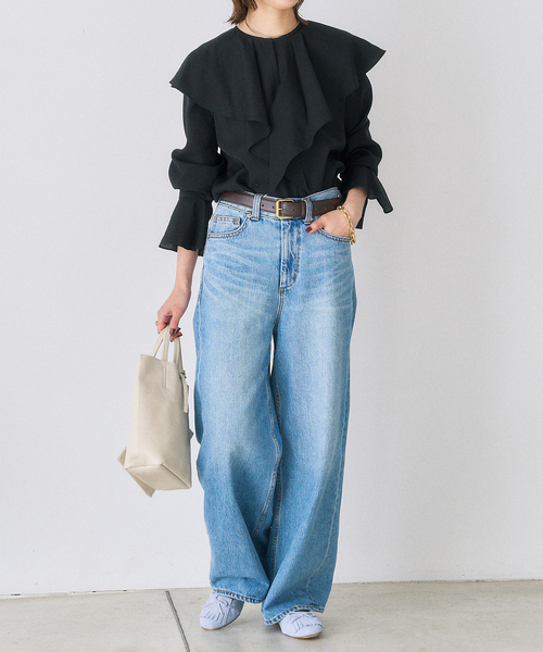 LE TALON（ルタロン）の「《追加》レザーキルトタッセルフラット（モカシン/デッキシューズ・レディース・キャメル/アイボリー/サックスブルー・22cm/22.5cm/23cm/23.5cm/24cm/24.5cm/25cm）」の19枚目の写真