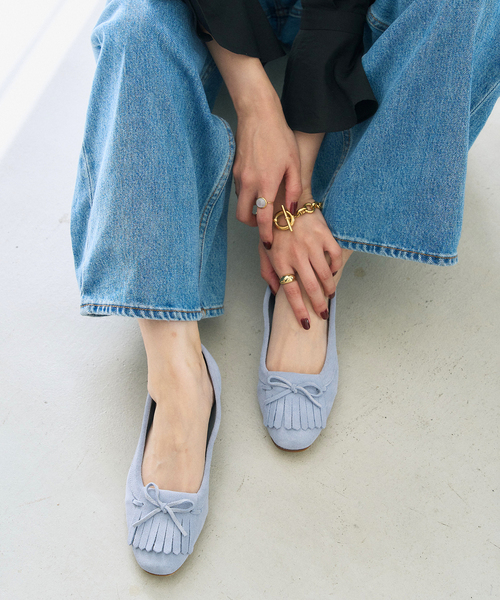 LE TALON（ルタロン）の「《追加》レザーキルトタッセルフラット（モカシン/デッキシューズ・レディース・キャメル/アイボリー/サックスブルー・22cm/22.5cm/23cm/23.5cm/24cm/24.5cm/25cm）」の17枚目の写真