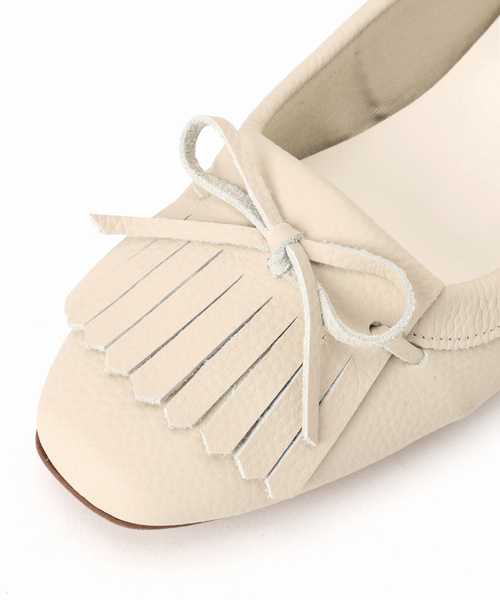 LE TALON（ルタロン）の「《追加》レザーキルトタッセルフラット（モカシン/デッキシューズ・レディース・キャメル/アイボリー/サックスブルー・22cm/22.5cm/23cm/23.5cm/24cm/24.5cm/25cm）」の9枚目の写真