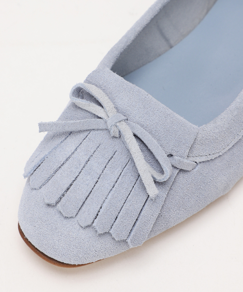 LE TALON（ルタロン）の「《追加》レザーキルトタッセルフラット（モカシン/デッキシューズ・レディース・キャメル/アイボリー/サックスブルー・22cm/22.5cm/23cm/23.5cm/24cm/24.5cm/25cm）」の7枚目の写真