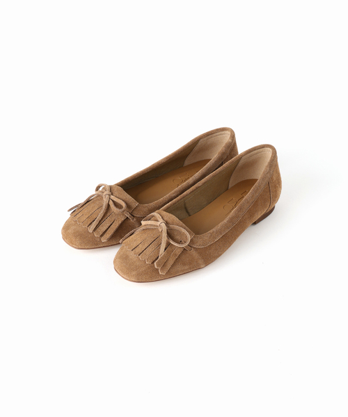 LE TALON（ルタロン）の「《追加》レザーキルトタッセルフラット（モカシン/デッキシューズ・レディース・キャメル/アイボリー/サックスブルー・22cm/22.5cm/23cm/23.5cm/24cm/24.5cm/25cm）」の5枚目の写真