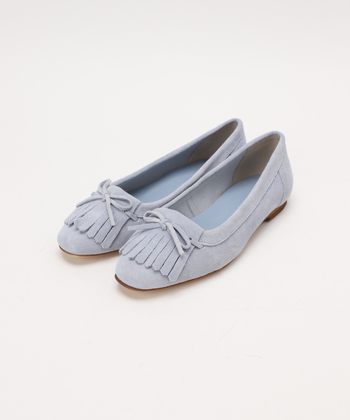 LE TALON（ルタロン）の「《追加》レザーキルトタッセルフラット（モカシン/デッキシューズ・レディース・キャメル/アイボリー/サックスブルー・22cm/22.5cm/23cm/23.5cm/24cm/24.5cm/25cm）」の4枚目の写真