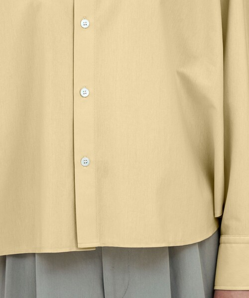 GALERIE VIE(ギャルリー ヴィー)の「シルキーコットン ショートレングスシャツ(シャツ/ブラウス・レディース・ブルー系その他/ライトブルー/ホワイト・FREE)」の12枚目の写真