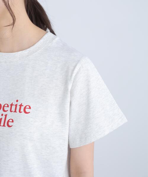 FREE'S MART(フリーズマート)の「◆フレンチロゴプリントTシャツ(Tシャツ/カットソー・レディース・グレー系その他/レッド/ホワイト系その他/ホワイト・FREE)」の8枚目の写真