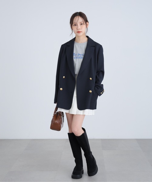 FREE'S MART（フリーズマート）の「◆フレンチロゴプリントＴシャツ（Tシャツ/カットソー・レディース・グレー系その他/レッド/ホワイト系その他/ホワイト・FREE）」の16枚目の写真