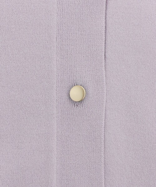 Afternoon Tea(アフタヌーンティー)の「トリプルケアベーシックカーディガン(カーディガン/ボレロ・レディース・イエロー/ライトグレー/グリーン/ブルー/ネイビー/パープル・MEDIUM/LARGE)」の13枚目の写真