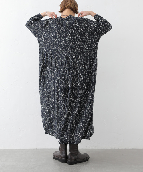 JOURNAL STANDARD LUXE（ジャーナルスタンダード　ラックス）の「フラワー ampleプルワンピース（ワンピース・レディース・ブラック・FREE）」の10枚目の写真