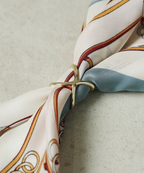 THE MILES（ザ マイルズ）の「"03"アソート スカーフリング（バンダナ/スカーフ・レディース・シルバー系1/シルバー系6/シルバー系4/ゴールド系3/シルバー系2/ゴールド系1/シルバー系5/ゴールド系4/シルバー系3/ゴールド系2/ゴールド系6/ゴールド系5・ONE SIZE）」の10枚目の写真