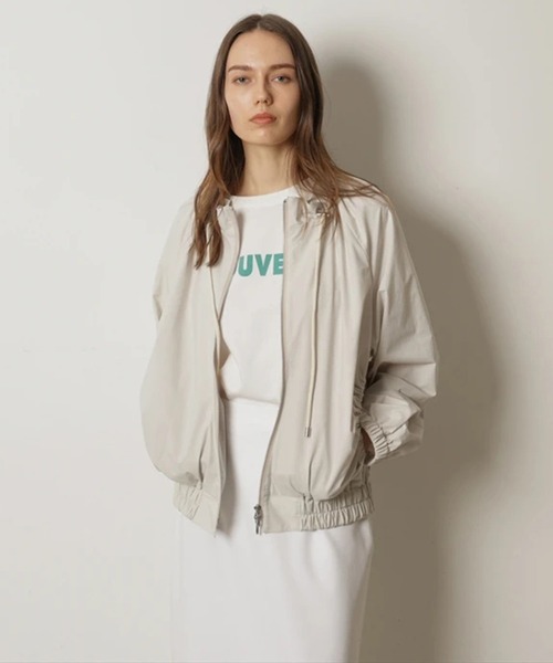 CADUNE（カデュネ）の「フレアカラーブルゾン（その他アウター・レディース・グレイッシュベージュ・38/36）」の14枚目の写真