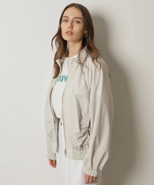 CADUNE（カデュネ）の「フレアカラーブルゾン（その他アウター・レディース・グレイッシュベージュ・38/36）」の4枚目の写真