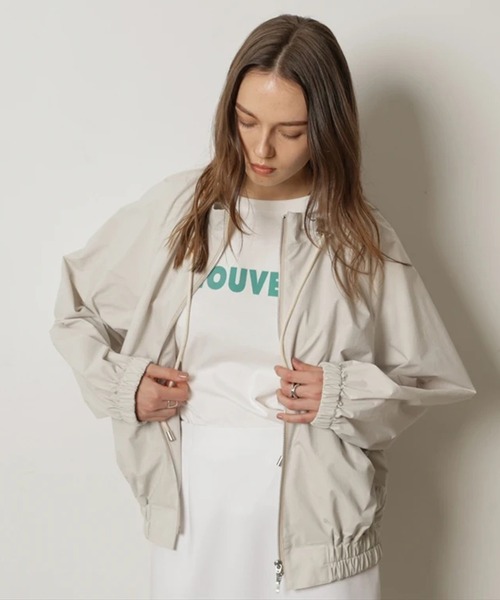 CADUNE（カデュネ）の「フレアカラーブルゾン（その他アウター・レディース・グレイッシュベージュ・38/36）」の7枚目の写真