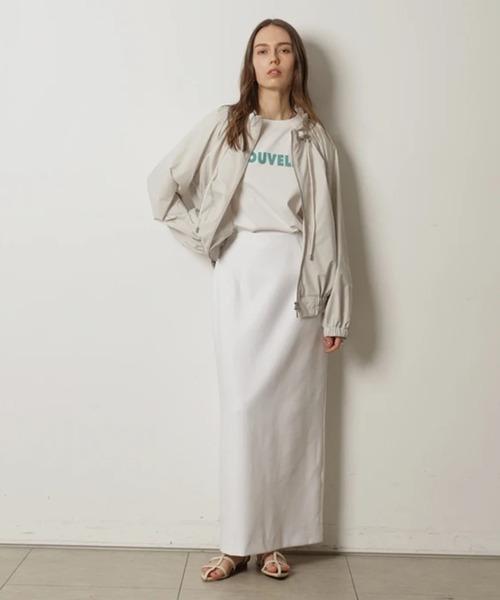 CADUNE（カデュネ）の「フレアカラーブルゾン（その他アウター・レディース・グレイッシュベージュ・38/36）」の10枚目の写真